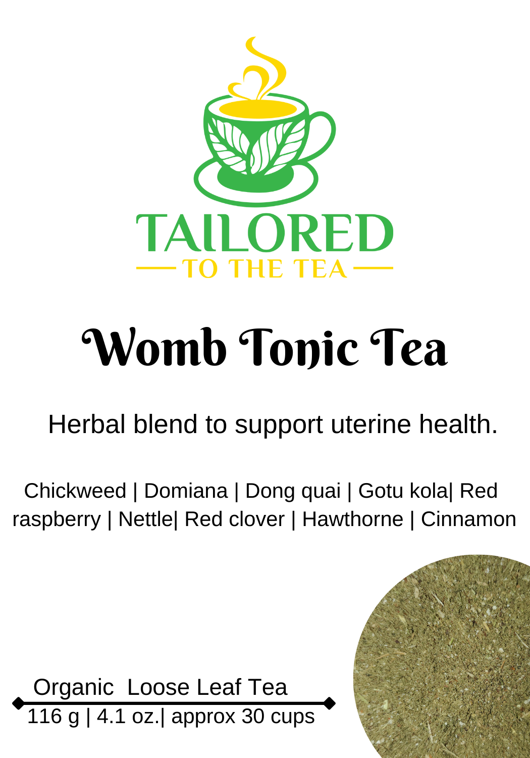 Womb tonic tea